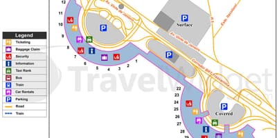 Рио-де-Жанейро аэропорт на карте